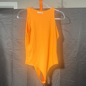 Vibrant Orange Bodysuit